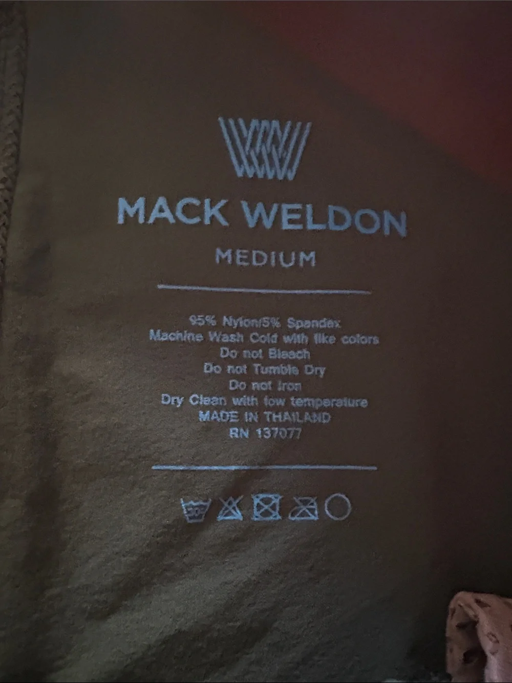 Mack Weldon Forest Green Hybrid Shorts with Zip Pockets - Medium